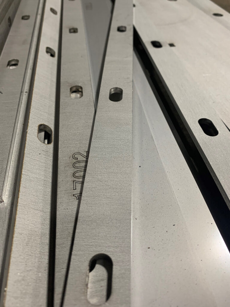Laser cut metal parts