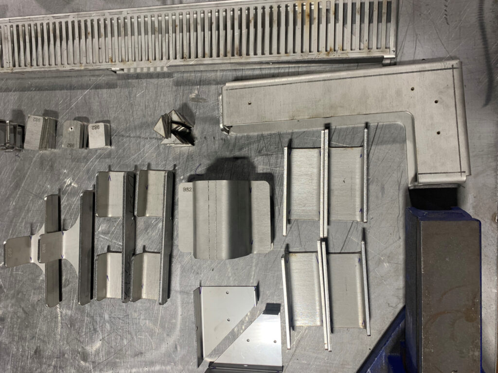 laser cut production run components
